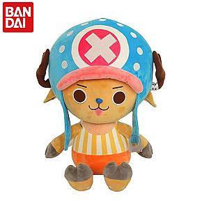 25-80cm Brown Tony Tony Chopper Blue Hat One Piece Cartoon Plush