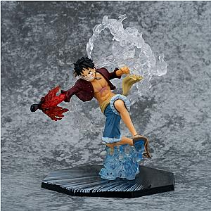 One Piece Anime Monkey·D·Luffy Roronoa Ace Pvc Action Model Toys