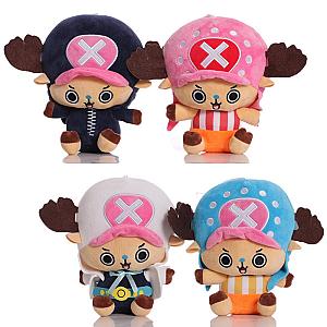 20cm Brown Chopper 4 Different Styles One Piece Cosplay Plush