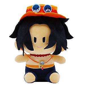 20cm Yellow Ace One Piece Cartoon Character Plush