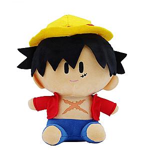 20cm Yellow Luffy One Piece Cartoon Character Plush