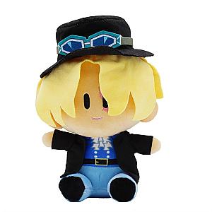 20cm Yellow Sabo One Piece Cartoon Character Plush