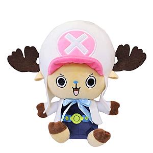 20cm White Tony Tony Chopper One Piece Stuffed Toy Plush