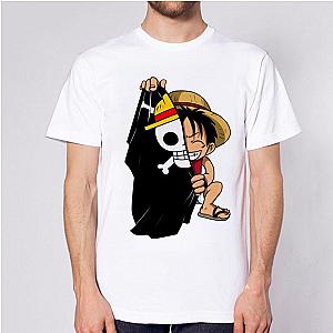 Luffy Funny One Piece Japanese Anime Men T Shirt