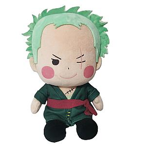 25cm Green Zoro Cute One Piece Stuffed Toy Plush