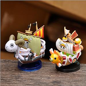 One Piece Ship Luffy Model Super Cute Mini Boat Toys