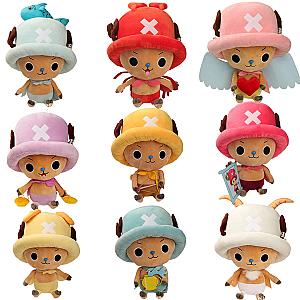 One Piece Luffy Capricorn Chopper Plush Toy Keychains