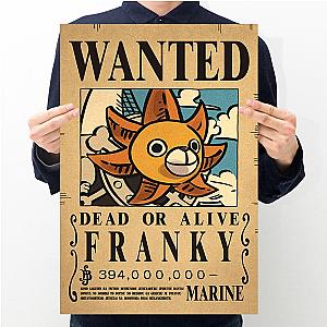 Anime One Piece New Straw Hat Pirates Wanted Posters