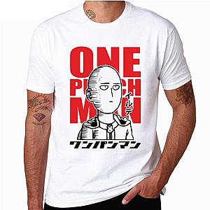 One Punch Man T-Shirts - One Punch Man Saitama Opm T-Shirt Red BS0508