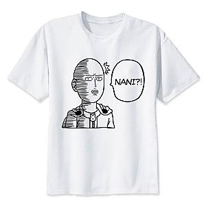 One Punch Man T-Shirts - One Punch Man Saitama Nani T-Shirt BS0508