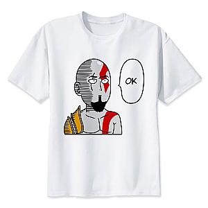 One Punch Man T-Shirts - One Punch Man Saitama Kratos T-Shirt BS0508