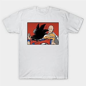 One Punch Man T-Shirts - One Punch Man Saitama Slap Goku T-Shirt BS0508