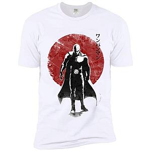 One Punch Man T-Shirts - Saitama Moon Red T-Shirt BS0508