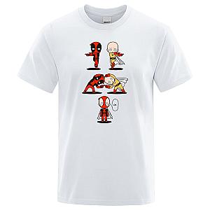 One Punch Man T-Shirts - One Punch Man Fusion Saitama Deadpool T-Shirt BS0508