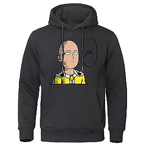 One Punch Man Hoodies - One Punch Man Saitama Ok Color Sweatshirt BS0508