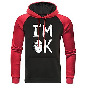 One Punch Man Hoodies - One Punch Man Saitama I'M Ok Sweatshirt BS0508