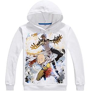 One Punch Man Hoodies - One Punch Man Saitama Genos Super Attack Sweatshirt BS0508