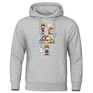 One Punch Man Hoodies - One Punch Man Saitama Fusion Luffy Sweatshirt BS0508