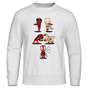 One Punch Man Sweatshirts - One Punch Man Saitama Fusion Deadpool Sweatshirt BS0508