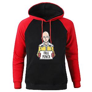 One Punch Man Hoodies - One Punch Man Saitama Free Punch Sweatshirt BS0508