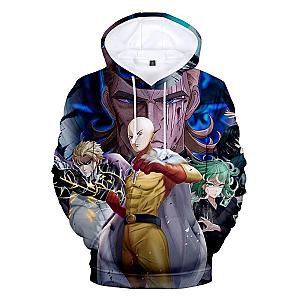 One Punch Man Hoodies - Sweatshirt One Punch Man King BS0508