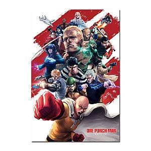 One Punch Man Posters - One Punch Man S Class Saitama Tatsumaki Canvas Poster BS0508