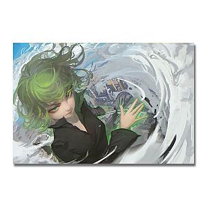 One Punch Man Posters - One Punch Man Senritsu No Tatsumaki Fan Art Canvas Poster BS0508