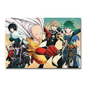 One Punch Man Posters - Canvas Poster One Punch Man Saitama Sonic Tatsumaki BS0508