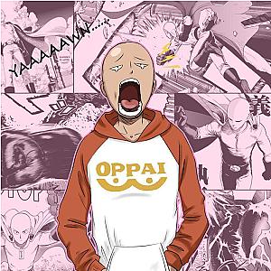 One Punch Man Posters - Canvas Poster One Punch Man Saitama Tired Oppai BS0508