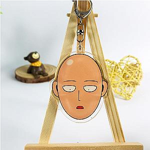 One Punch Man Keychains - Keychain One Punch Man Saitama Face BS0508