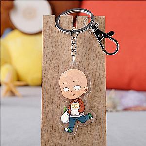 One Punch Man Keychains - Keychain One Punch Man Saitama Leek BS0508