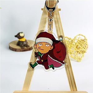 One Punch Man Keychains - One Punch Man Saitama Christmas Keychain BS0508