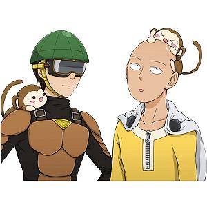 One Punch Man Posters - Poster One Punch Man Saitama &amp; Casters Rider BS0508