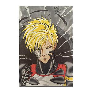 One Punch Man Posters - Poster One Punch Man Genos Half Human BS0508