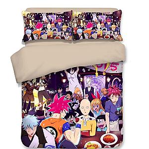 One Punch Man Bedding Sets - One Punch Man Saitama Vs Goku Duvet Cover BS0508