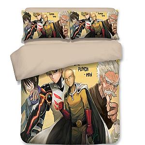 One Punch Man Bedding Sets - One Punch Man Saitama Sonic Duvet Cover BS0508