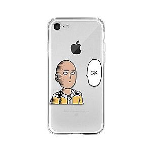 One Punch Man Cases - One Punch Man Iphone Silicone Case Saitama Ok BS0508