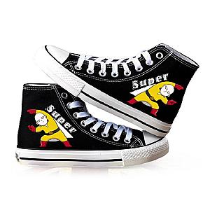 One Punch Man Shoes - Shoes Saitama Drawing BS0508