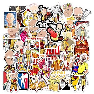 One Punch Man Stickers - 49pcs One Punch Man Waterproof Stickers AM0508