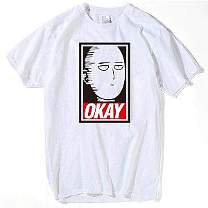 One Punch Man T-Shirts - One Punch Man Okay T-shirt AM0508