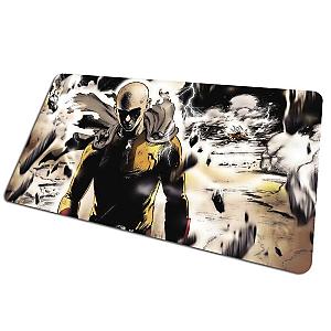 One Punch Man Mouse Pads - One Punch Man Saitama Vs Lord Boros BS0508 Desk Mouse Pad