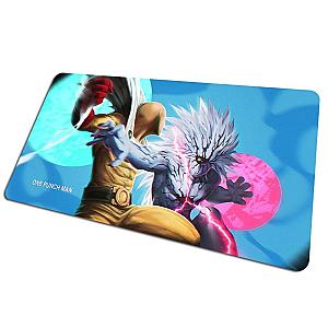 One Punch Man Mouse Pads - One Punch Man Saitama Vs Boros BS0508 Desk Mouse Pad