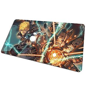 One Punch Man Mouse Pads - One Punch Man Genos Short Circuit Desk Mouse Pad BS0508