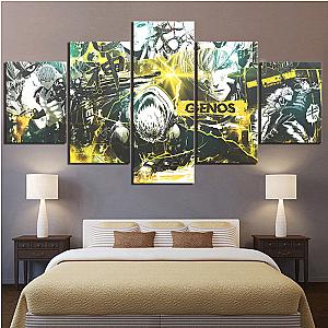 One Punch Man Wall Arts - One Punch Man Genos Street Art Painting BS0508