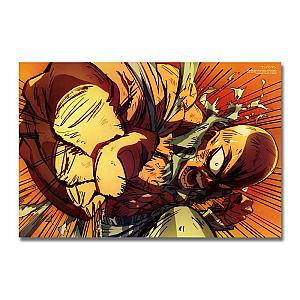 One Punch Man Wall Art - Canvas Print  Saitama Enraged SA3105