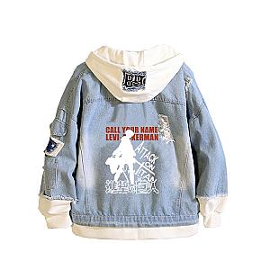 Attack On Titan Jackets – Levi Ackerman ‘Call Your Name’ Denim Jackets