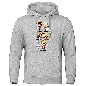 One Punch Man Hoodies - One Punch Man Saitama Fusion Luffy Hoodie SA3105