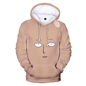 One Punch Man Hoodies - One Punch Man Saitama Face Hoodie SA3105