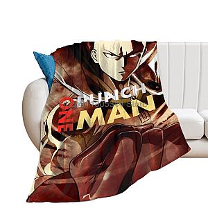 One Punch Man Blanket - Fuzzy Warm Throws for Winter Bedding 3D Printing Soft Blanket