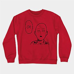 One Punch Man Sweatshirts - Saitama say ok  Sweatshirt TP2105